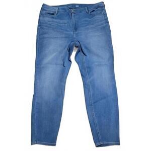 Old Navy Medium Wash Higher High Rise Super Skinny Plus Size 20